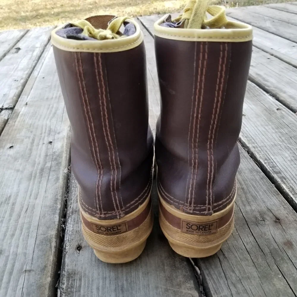 Sorel Arctic‎ Pac Leather Duck Snow Winter Boots 5